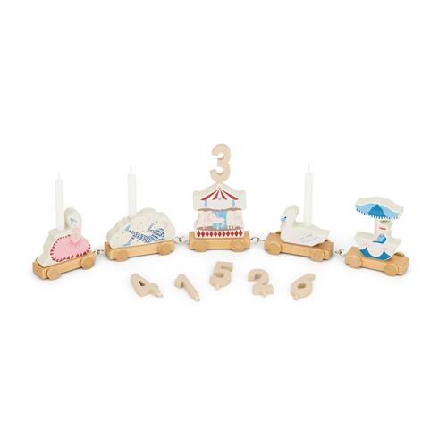 Cam Cam Fødselsdagstog Carousel  Carousel One Size  Rød  One Size  Drenge, Piger