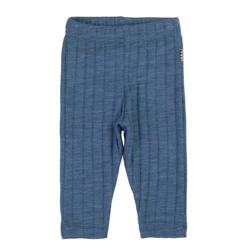 Joha Leggings I Uld Blue Melange  Blue Melange-80 cm  Blå  80 cm  Drenge, Piger