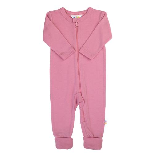 Joha 2-i-1-jumpsuit I Uld Pink  Pink-90 cm  Lyserød  90 cm  Piger
