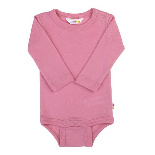 Joha Langærmet Krop I Uld Pink  Pink-80 cm  Lyserød  80 cm  Piger