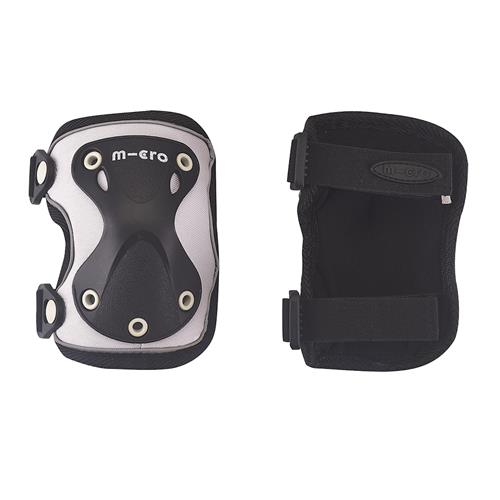 Micro Beskyttelsespuder Til Knæ Og Albuer Reflective Black  Knee And Elbow Protective Pads Reflective Black S  Sort  S  Drenge, Piger