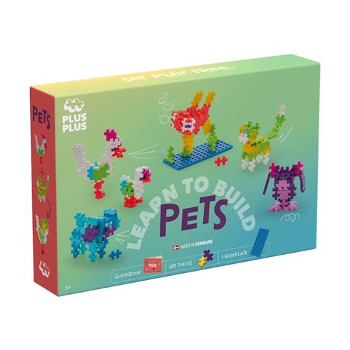 Plus-Plus Plus-Plus Learn To Build Kæledyr - 275 Stykker Mix  Onesize-Mix  Grøn  One Size  Drenge, Piger