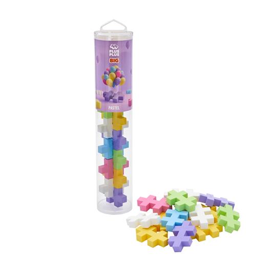 Plus-Plus Plus-Plus BIG Pastel Mix - 15 Stykker Mix  Onesize-Mix  Lilla  One Size  Drenge, Piger