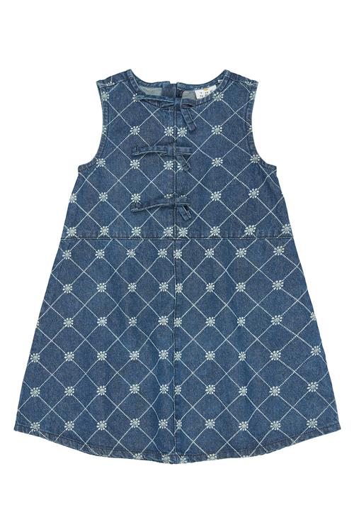 The New Ine Denim-kjole Medium Blue Denim  Medium Blue Denim-9-10 Y  Blå  9-10 år  Piger