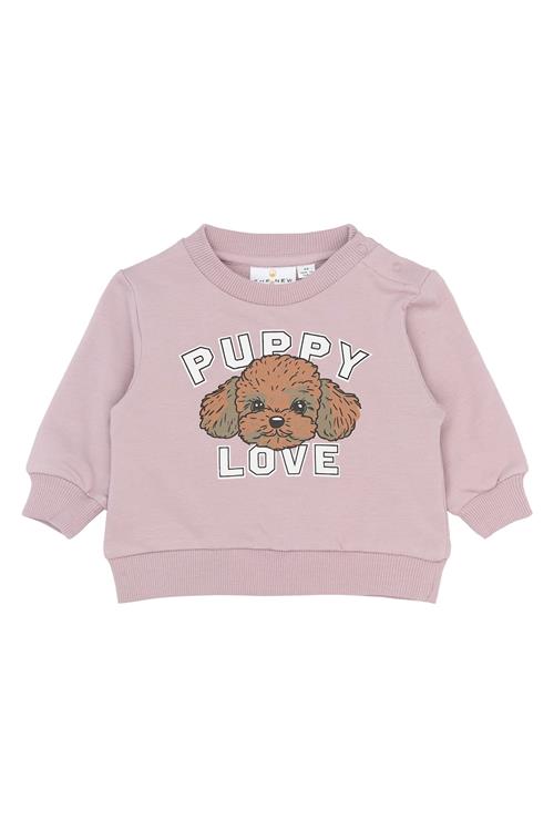 The New Siblings SBSelena Sweatshirt Sea Fog  Sea fog-86 cm  Blå  86 cm  Piger