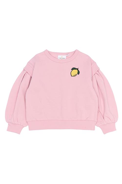 The New Siblings Sapphire Sweatshirt Silver Pink  Silver Pink-110 cm  Lyserød  110 cm  Piger