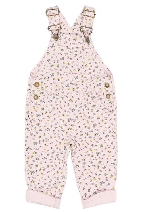 The New Siblings Sif Dungarees I Denim Light Lilac Aop  Light Lilac AOP-110 cm  Lilla  110 cm  Piger