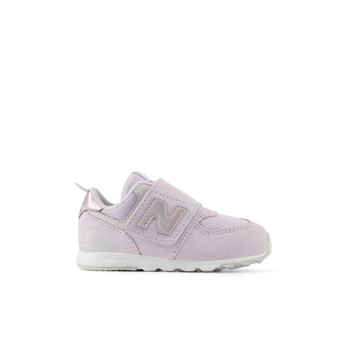 New Balance 574 Kids Hook & Loop Sneakers Taro  Taro 22.5 EU  Lilla  22.5 EU