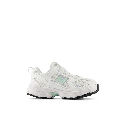 New Balance 530 Baby Bungee Lace Sneakers White  White 21 EU  Hvid  21 EU  Drenge
