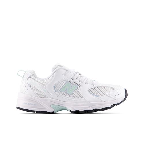 New Balance 530 Kids Bungee Lace Sneakers White  White 30 EU  Hvid  30 EU  Piger