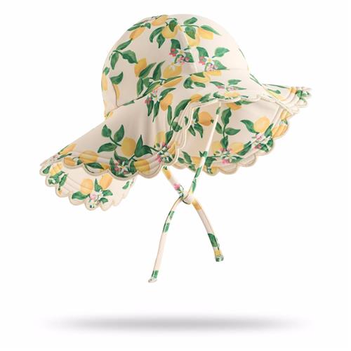 Molo Nuka Badehætte Mini Citrus  Mini Citrus 3-5 Y  Hvid  3-5 år  Piger