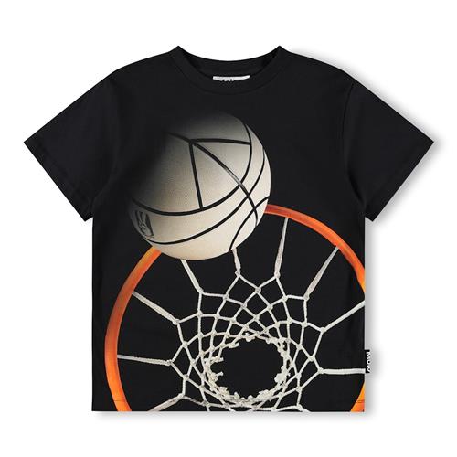 Molo GOTS Riley T-shirt Basket Hoop Dk  Basket Hoop Dk 92 cm  Sort  92 cm  Drenge