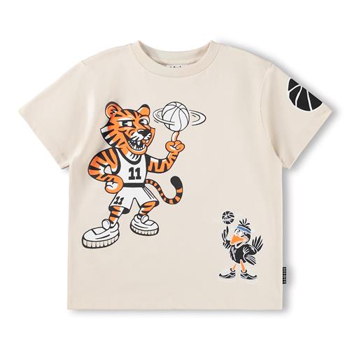 Molo GOTS Rodney T-shirt Basket Mascots  Basket Mascots 104 cm  Hvid  104 cm  Drenge