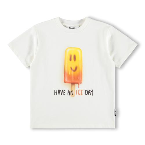 Molo GOTS Riley T-shirt Ice Day  Ice Day 98 cm  Hvid  98 cm  Drenge, Piger