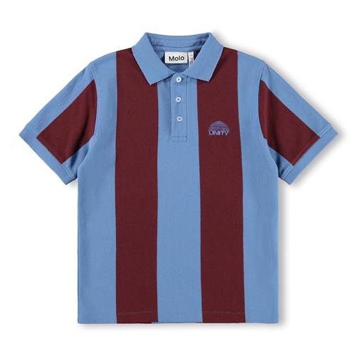 Molo GOTS Reyo Poloshirt Andorra Blue  Andorra Blue 122 cm  Blå  122 cm  Drenge