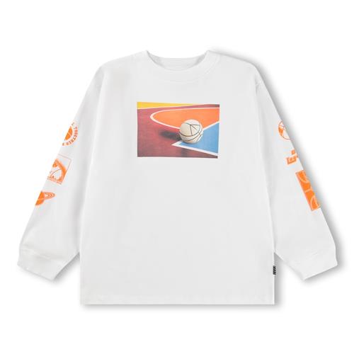 Molo GOTS Rube Langærmet T-shirt Whitest  Whitest 128 cm  Hvid  128 cm  Drenge