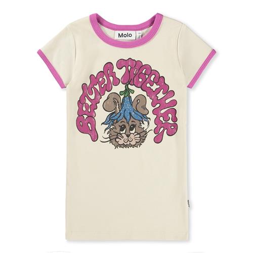 Molo GOTS Rhiannon Tee Summer Sand  Summer Sand 140 cm  Creme  140 cm  Piger