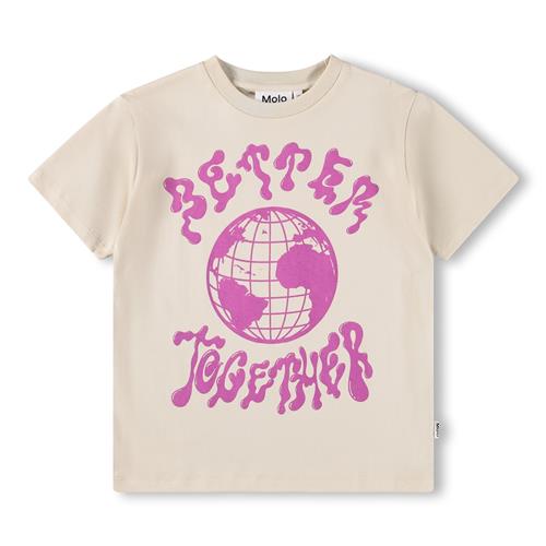 Molo GOTS Riley T-shirt Summer Sand  Summer Sand 98 cm  Creme  98 cm  Piger