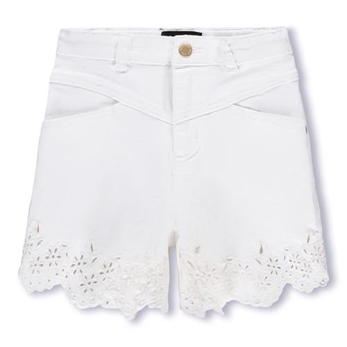 Molo Adalyn Jeans Shorts Whitest  Whitest 134 cm  Hvid  134 cm  Piger