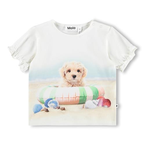 Molo GOTS Eline Tee Beach Dog  Beach Dog 92 cm  Hvid  92 cm  Piger