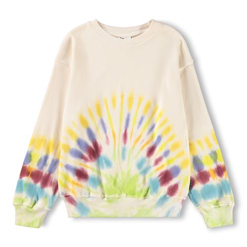 Molo GOTS Memphis Sweatshirt Rays Of Colour  Rays of Colour 98 cm  Creme  98 cm  Drenge, Piger