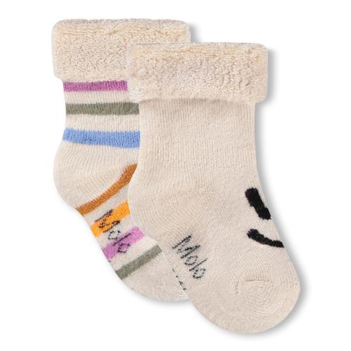 Molo Nodda Sokker Mini Rainbow  Mini Rainbow 17-19 EU  Creme  17-19 EU  Drenge, Piger