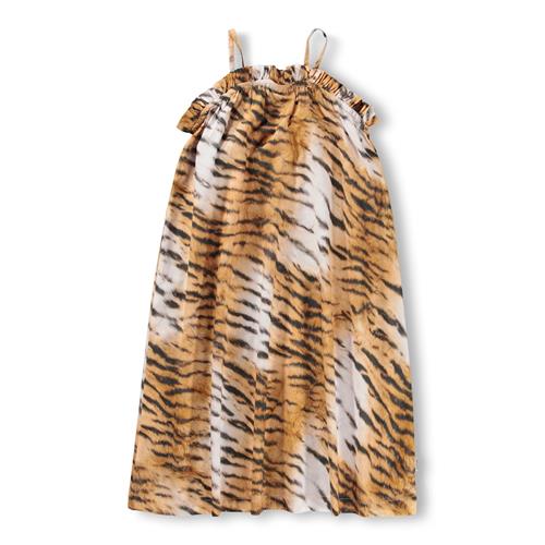 Molo GOTS Connie Kjole All Over Tiger  All Over Tiger 122/128 cm  Brun  122/128 cm  Piger