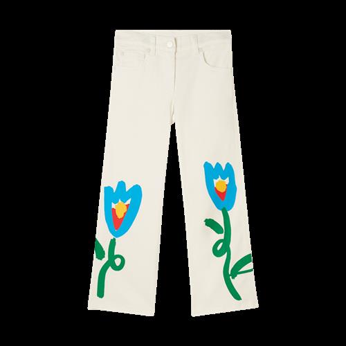 Stella McCartney Kids Bukser Ivory  Ivory-3 Y  Hvid  3 år  Piger