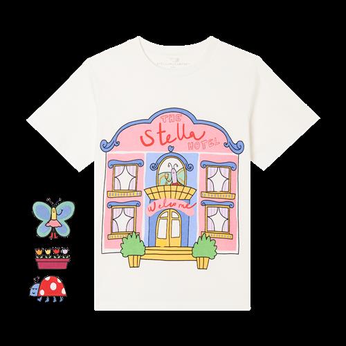 Stella McCartney Kids T-shirt Ivory  Ivory-3 Y  Hvid  3 år  Piger