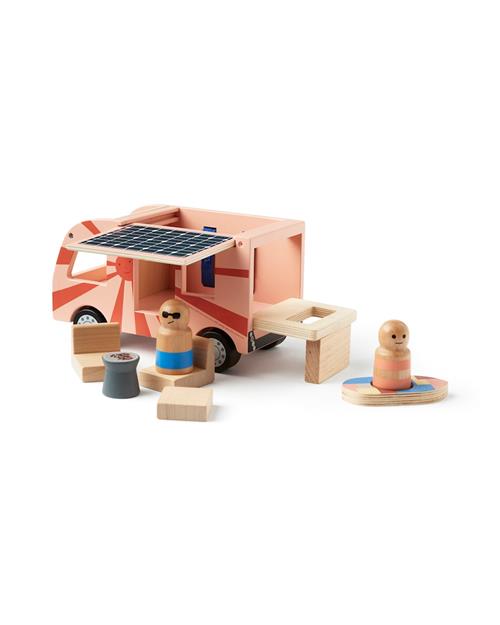 Kid's Concept Aiden Campingvogn Apricot/pink/multi  Apricot/Pink/Multi-OS  Lyserød  One Size  Drenge, Piger