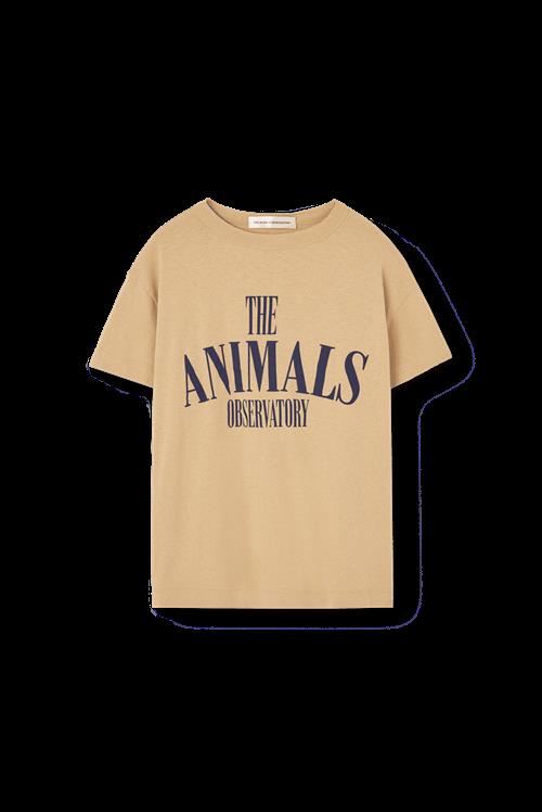 The Animals Observatory Pupfish T-shirt Soft Brown  Soft Brown 3 Y  Brun  3 år  Drenge, Piger