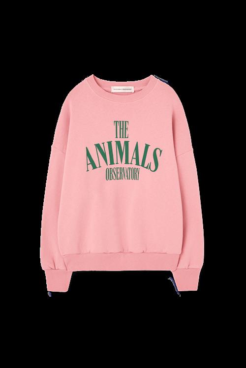 The Animals Observatory Killifish Sweatshirt Soft Pink  Soft Pink 2 Y  Lyserød  2 år  Piger