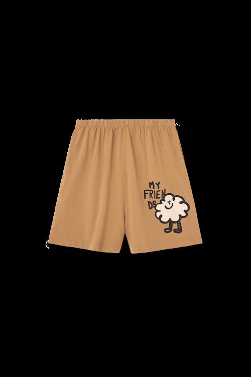 The Animals Observatory Mole Bermudashorts Camel  Camel 8 Y  Beige  8 år  Drenge, Piger