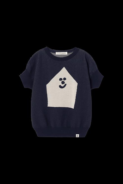 The Animals Observatory Bat Kortærmet Sweater Deep Blue  Deep Blue 3 Y  Blå  3 år  Drenge