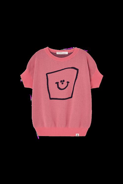 The Animals Observatory Bat Kortærmet Sweater Soft Pink  Soft Pink 6 Y  Lyserød  6 år  Piger
