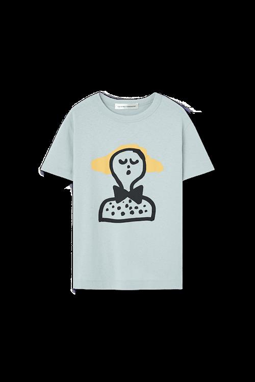 The Animals Observatory Rooster T-shirt Blue  Blue 4 Y  Blå  4 år  Drenge, Piger
