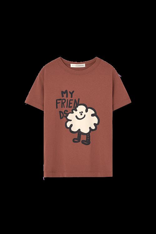 The Animals Observatory Rooster T-shirt Brown  Brown 2 Y  Brun  2 år  Drenge, Piger