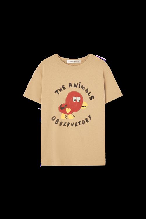 The Animals Observatory Rooster T-shirt Soft Brown  Soft Brown 4 Y  Brun  4 år  Drenge, Piger