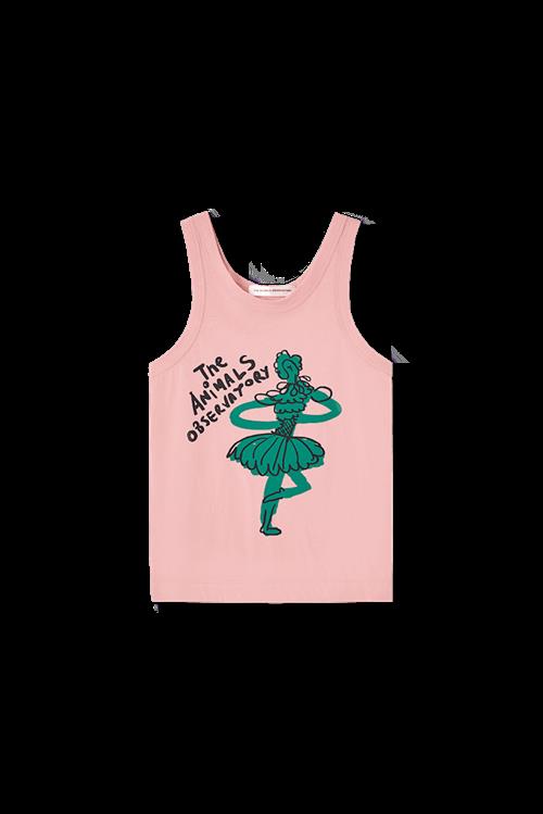The Animals Observatory Frog Tank Top Soft Pink  Soft Pink 3 Y  Lyserød  3 år  Piger