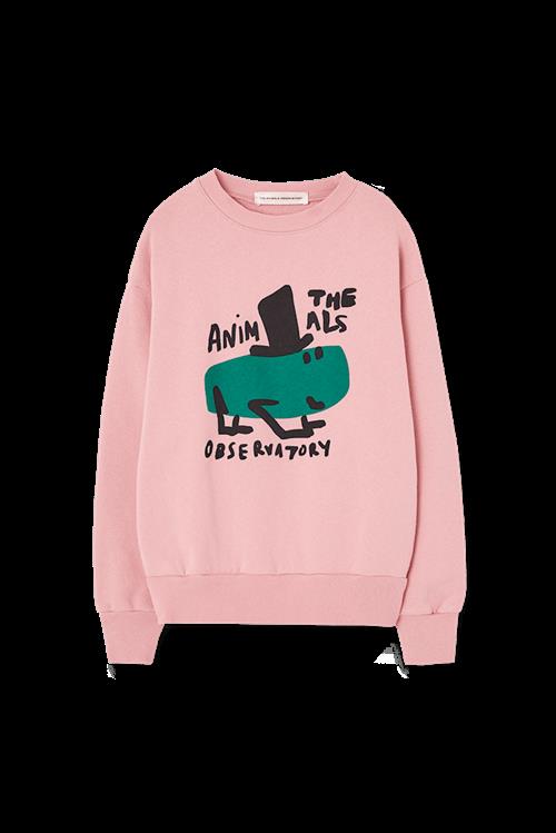 The Animals Observatory Bear Sweatshirt Soft Pink  Soft Pink 2 Y  Lyserød  2 år  Piger