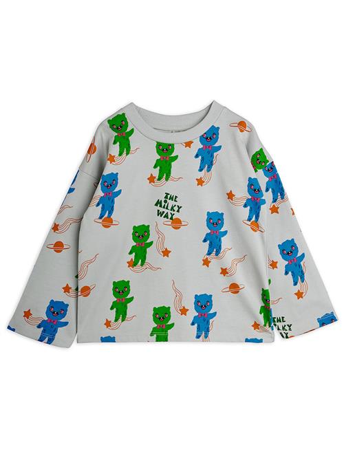 Mini Rodini Aliens Langærmet T-shirt Grey  Grey 104/110 cm  Grå  104/110 cm  Drenge, Piger