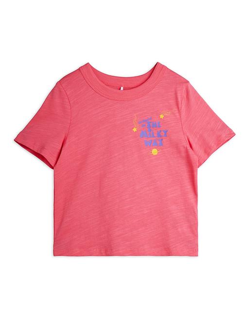 Mini Rodini The Milky Way Tee Pink  Pink 104/110 cm  Lyserød  104/110 cm  Drenge, Piger