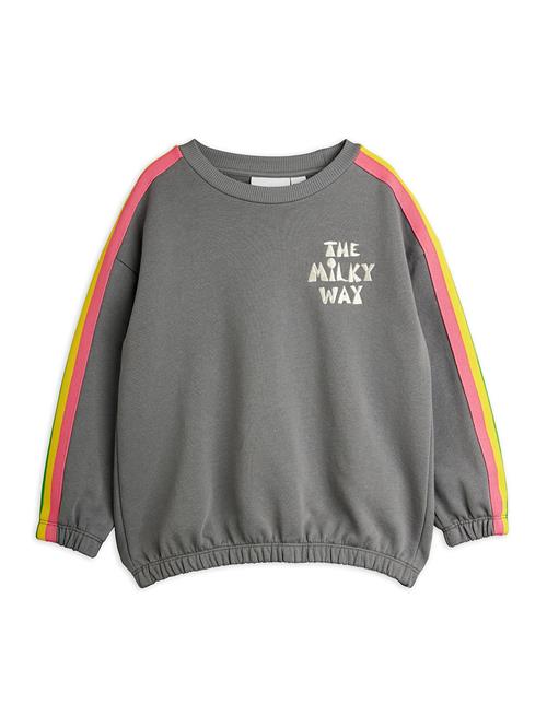 Mini Rodini The Milky Way Rainbow Sweatshirt Grey  Grey 80/86 cm  Grå  80/86 cm  Drenge, Piger