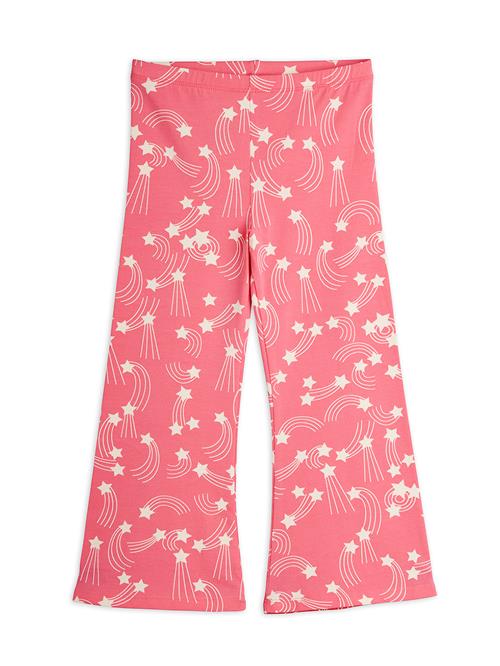 Mini Rodini Starfall Flared Bukser Pink  Pink 128/134 cm  Lyserød  128/134 cm  Piger
