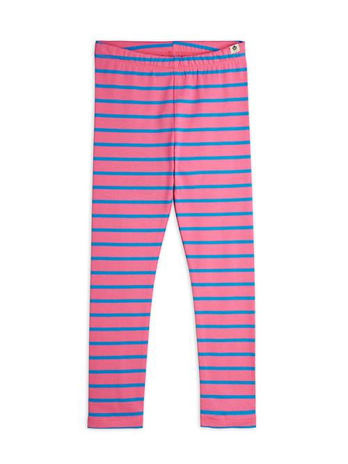 Mini Rodini Stripe Leggings Pink  Pink 104/110 cm  Lyserød  104/110 cm  Piger