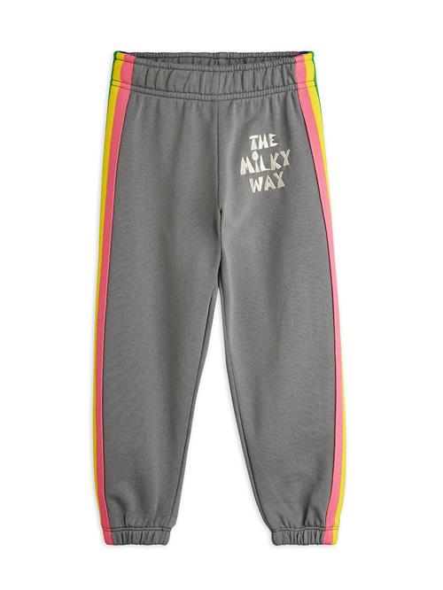 Mini Rodini The Milky Way Rainbow Joggingbukser Grey  Grey 128/134 cm  Grå  128/134 cm  Drenge, Piger