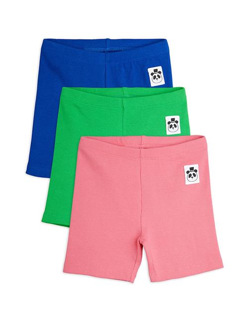 Mini Rodini Solid 3-pak Cykelshorts Multi  Multi 104/110 cm  Blå  104/110 cm  Drenge, Piger
