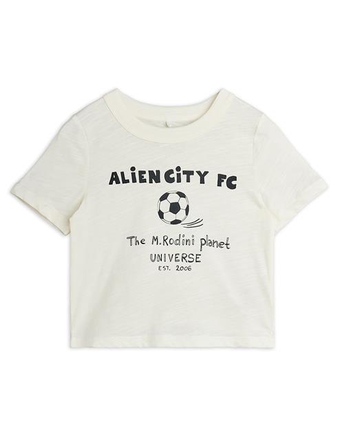 Mini Rodini Alien City Tee Off-white  Off-White 92/98 cm  Hvid  92/98 cm  Drenge, Piger