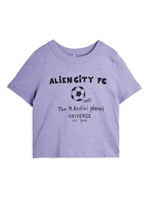 Mini Rodini Alien City Tee Purple  Purple 116/122 cm  Lilla  116/122 cm  Drenge, Piger