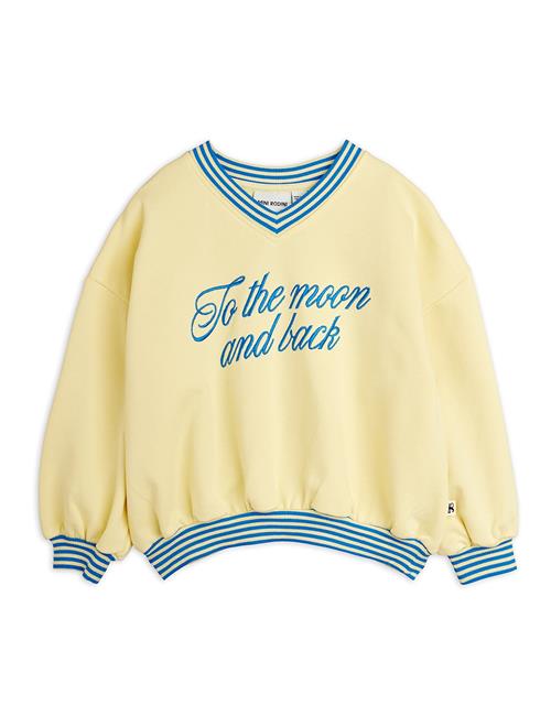 Mini Rodini To The Moon Sweatshirt Yellow  Yellow 116/122 cm  Gul  116/122 cm  Drenge, Piger